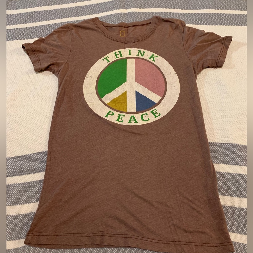 National Geographic juniors  “Think Peace” T-shirt.
